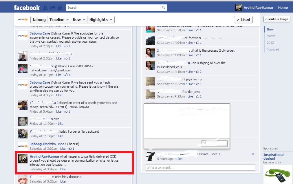 Jabong-facebook-talk