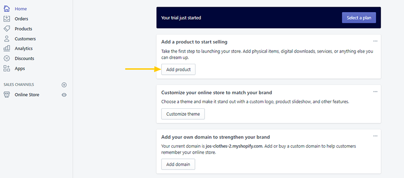 Shopify Add Products To Store