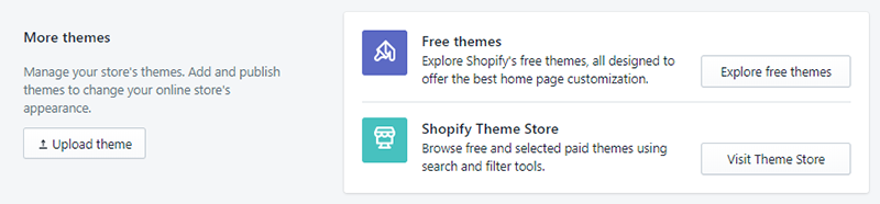 Shopify Upload Theme