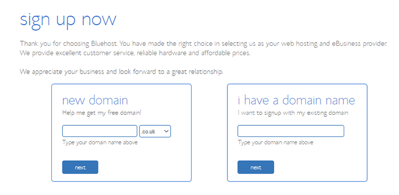 Shopify Domain Sign Up