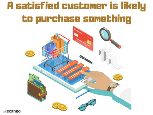 Customer Mobile Shopping Visual