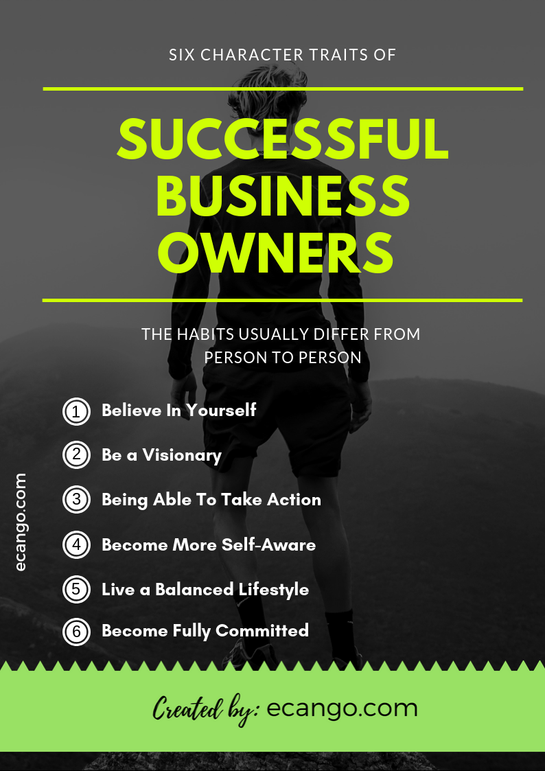 Six Character Traits of Successful Business Owners