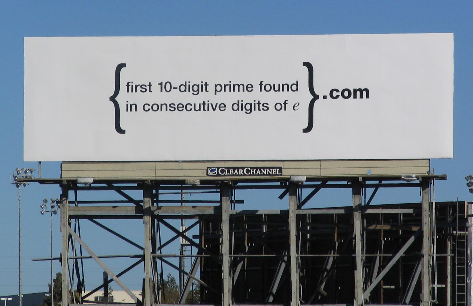Google Billboard Puzzle