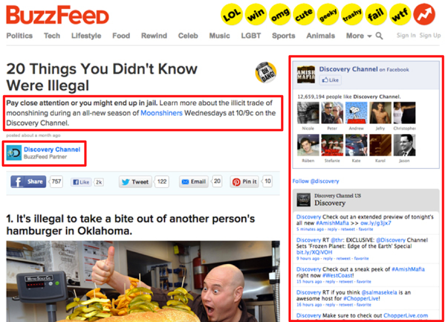 buzzfeed native advertising